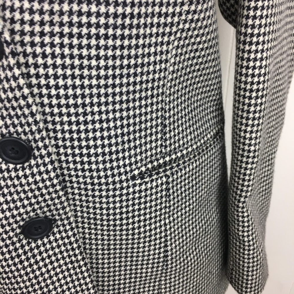 Larry Levine Black & White Houndstooth Blazer - Picture 4 of 8